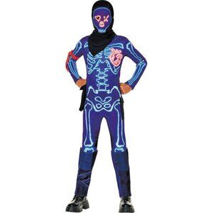Fortnite Party Trooper Costume Boys M 8-10 5pc Set